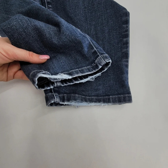 Eileen Fisher blue Jean's skinny organic cotton size 14 - Picture 7 of 8